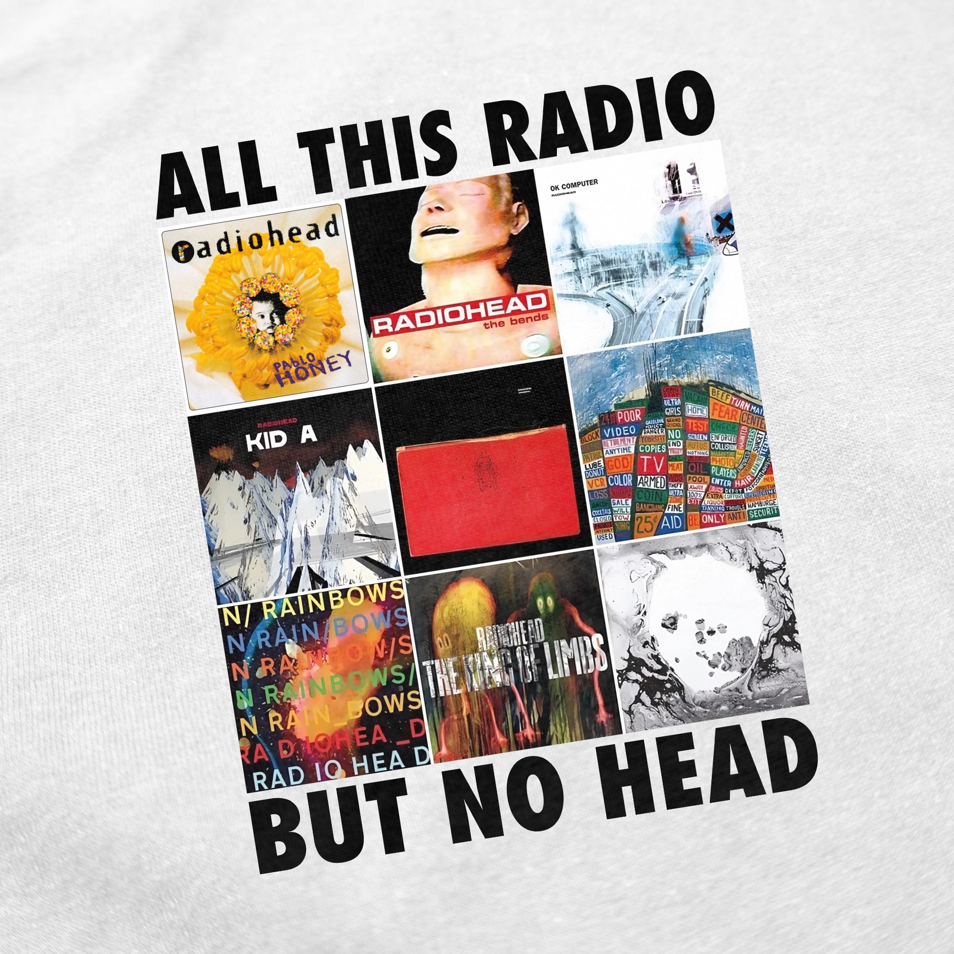 all this radio but no head shirt