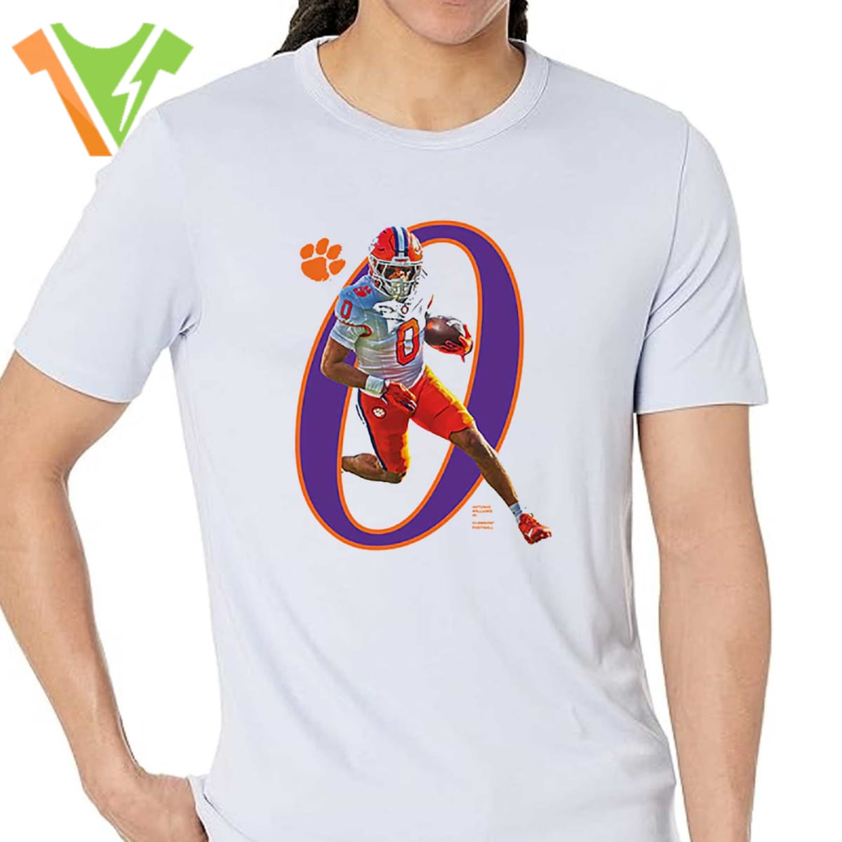 Antonio Williams Clemson Tigers Breakthrough Series Nil T-shirt Antonio Williams Clemson Tigers Breakthrough Series Nil T-shirt