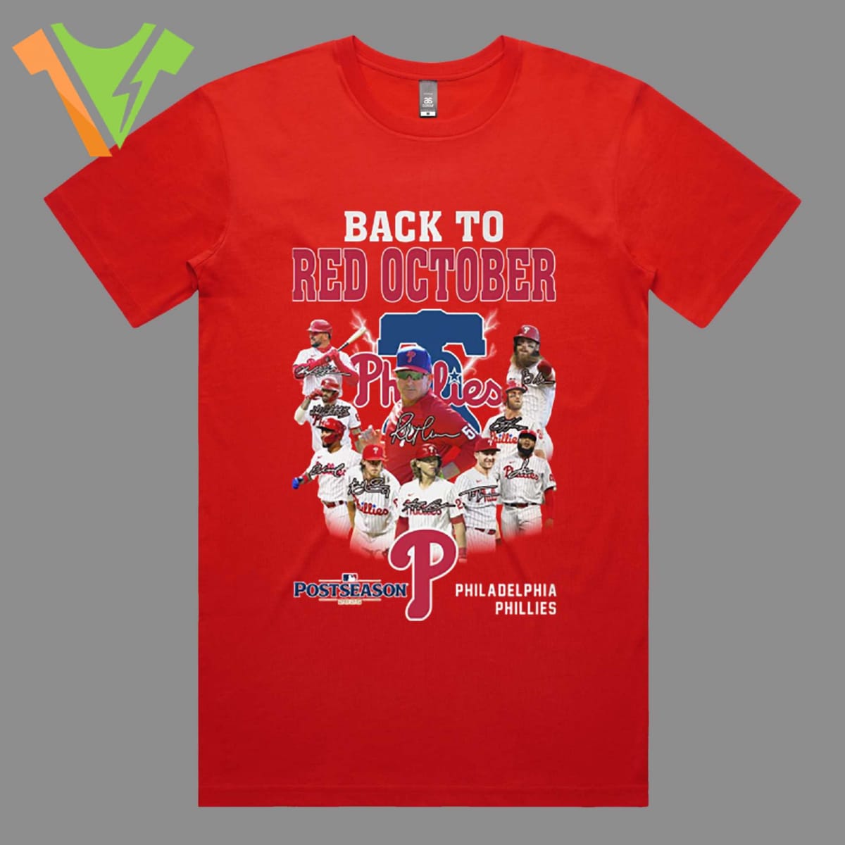 Back To Red October Phillies 2025 Postseason T-shirt Back To Red October Phillies 2025 Postseason T-shirt