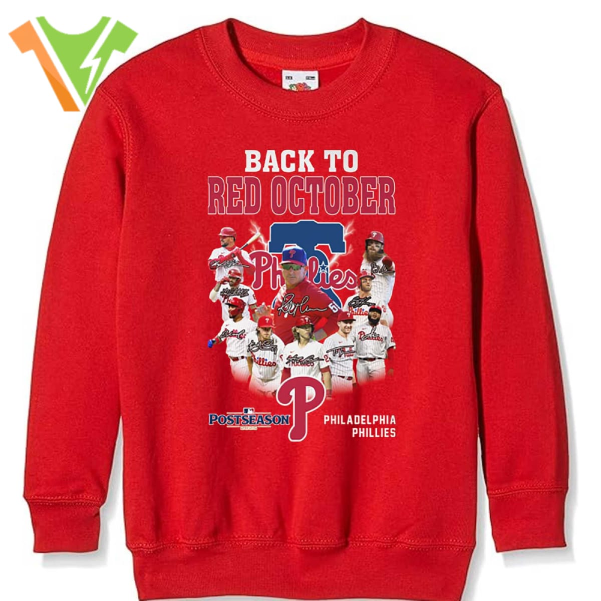 Back To Red October Phillies 2025 Postseason T-shirt Back To Red October Phillies 2025 Postseason T-shirt