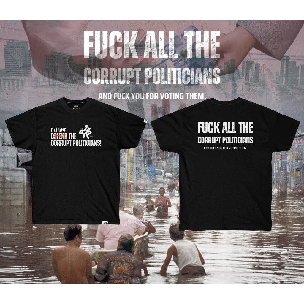 fuck all the corrupt politicians and fuck you voting them t shirt